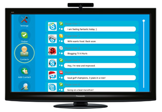 CES 2010 - Image - VIERA CAST Skype Screen 3